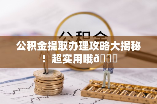 托克逊公积金提取办理攻略大揭秘！超实用哦😉